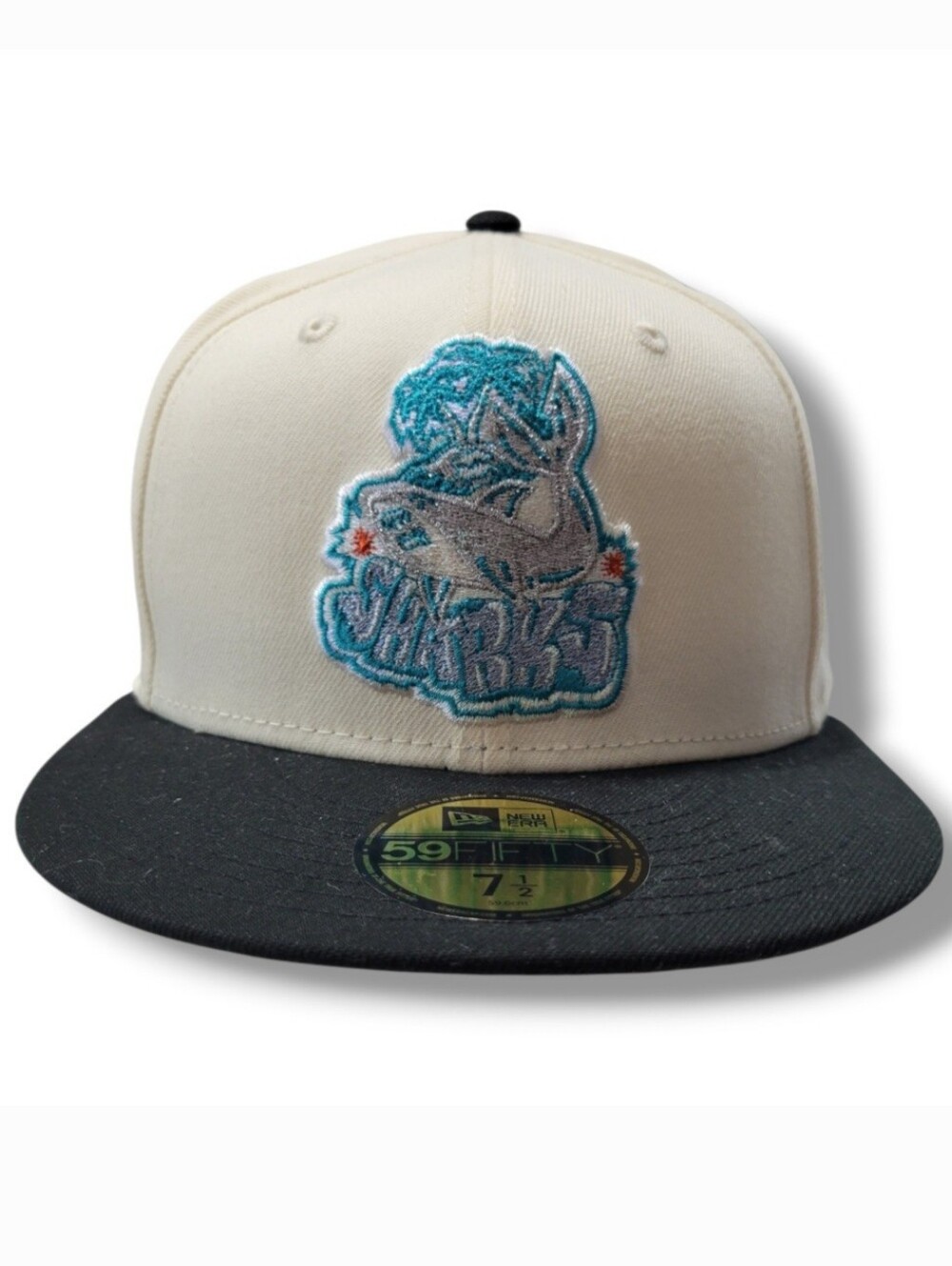 New San Jose Sharks Hat Size 7.5 New Era 59FIFTY Hat Sz 7 1/2 New Era Fitted Hat